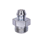 3/8"-24 Grease Fitting Straight, Plated, 5/8"