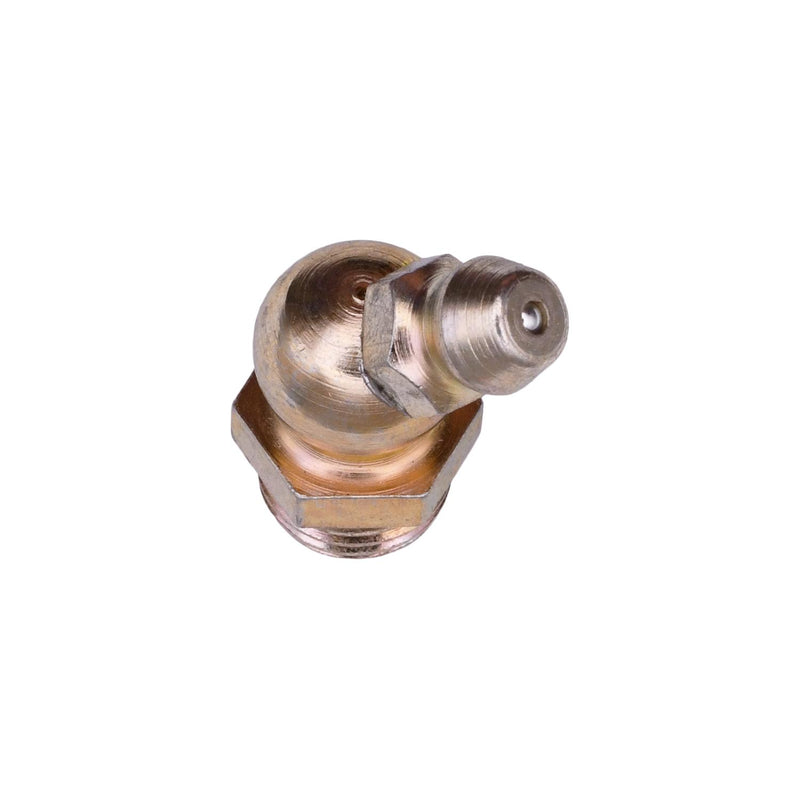 M10-1.0 45 Degrees Grease Fitting, Plated, 23mm
