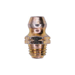 1/4"-28 Grease Fitting Straight, Plated, 9/16" Overall Length