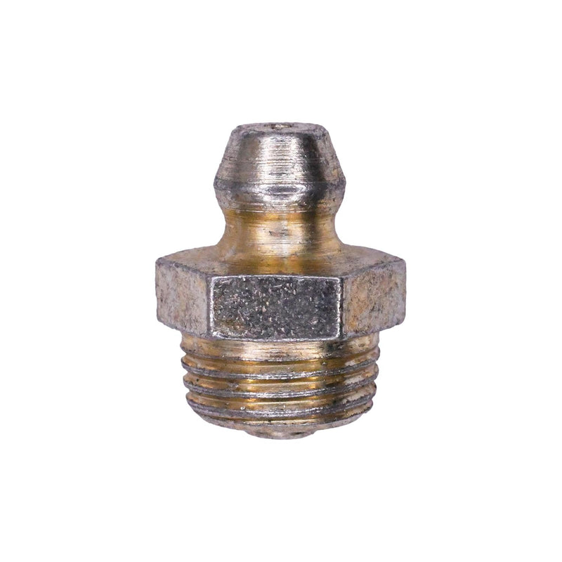 1/8" NPT Self-Tapping Grease Fitting Pipe Self Tapping, Plated, 39/64" Overall Length