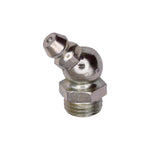 M10-1.0 45 Degrees Grease Fitting, Plated, 23mm Overall Length