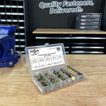 Grade 8 Finished Hex Nuts Zinc Yellow Assortment - 115 PCS