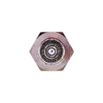 1/4"-28 Grease Fitting Straight, Plated, 11/16" Overall Length