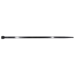 7" Black Nylon Cable Ties, 3/16" Width