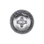 #8x1/2" Phillips Truss Head Low Profile Round Washer Teks Screw, Type 2 Self-Drilling Tek, 23/64" Washer, Zinc