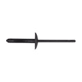 4mm Black Nylon Rivet Rectangular