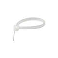 4" White Nylon Cable Ties, 3/32" Width
