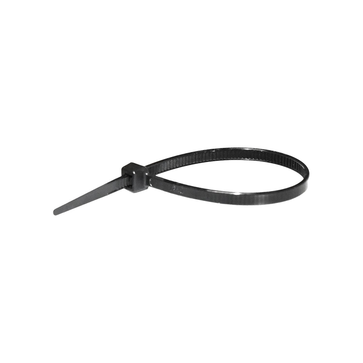 5-1/2" Black Nylon Cable Ties, 1/8" Width