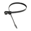14-3/4" Black Nylon Cable Ties with Mounting Hole, 5/16" Width