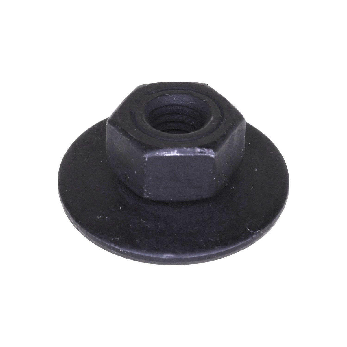 M5-0.80 Free Spinning Washer Nut, 19mm Washer, Phosphate