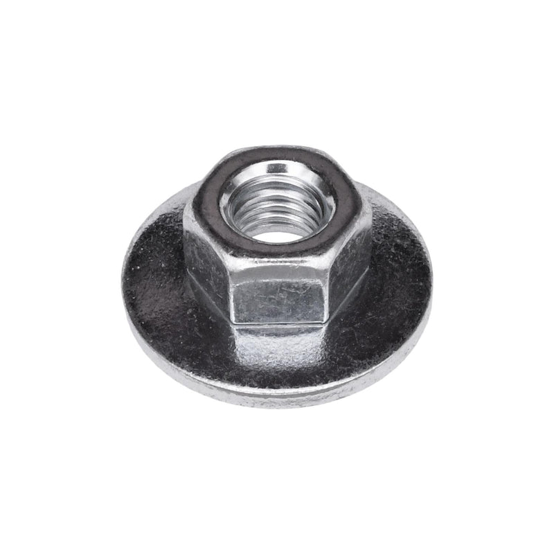 M6-1.0 Free Spinning Washer Nut, 19mm Washer, Zinc