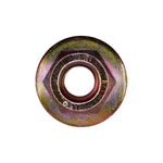 1/4"-20 Hex - Sems Free Spinning Washer Nut, 5/8" Washer, Yellow Zinc Chromate