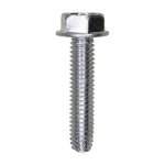 5/16"-18x1-1/2" Hex Head Washer Thread Cutting Screw, Zinc Chromate