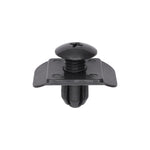 10mmx11mm Gray Screw-Type Bumper Retainer with Open End, 20mmx30mm Head