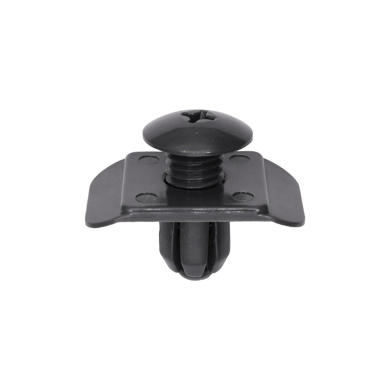 10mmx11mm Gray Screw-Type Bumper Retainer with Open End, 20mmx30mm Head