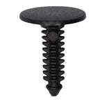 7/32"x3/4" Black Nylon Single Head Screen Shroud Vent Grille To Panel Christmas Tree Retainer, 19/32" Head