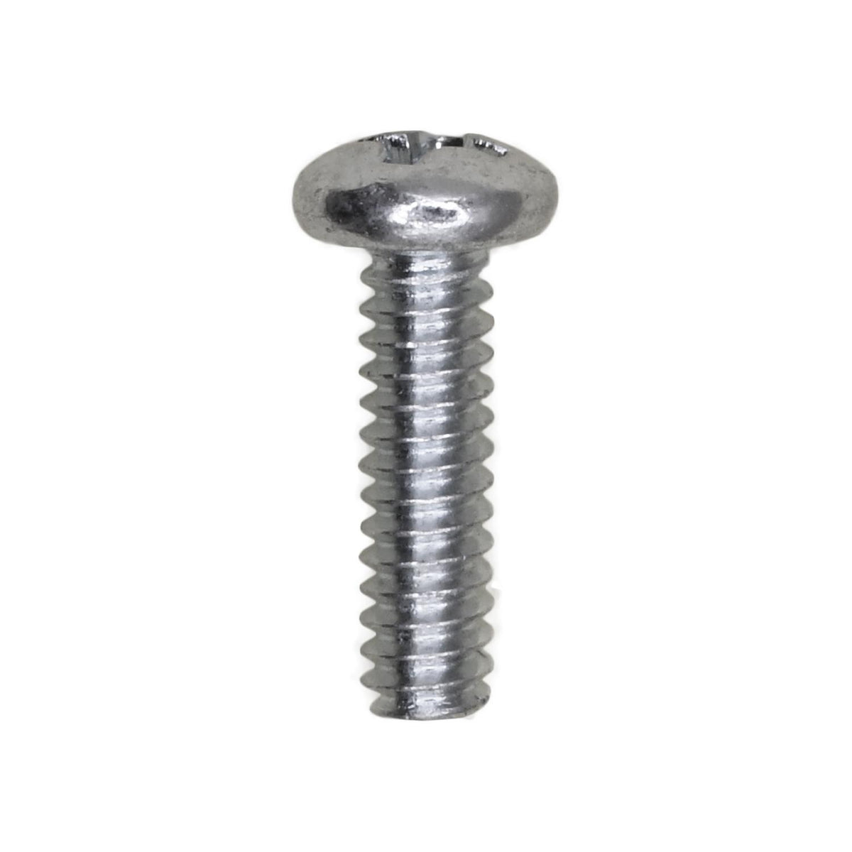 #6-32x3/8" Phillips Pan Head Machine Screw, Zinc