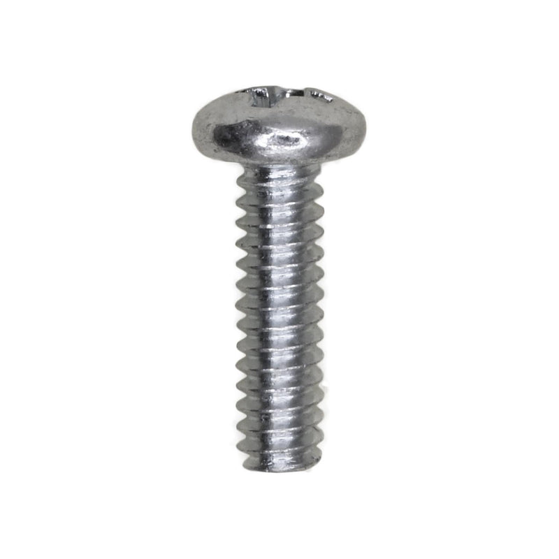 #6-32x1/2" Phillips Pan Head Machine Screw, Zinc