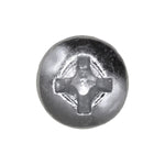 #6-32x3/4" Phillips Pan Head Machine Screw, Zinc