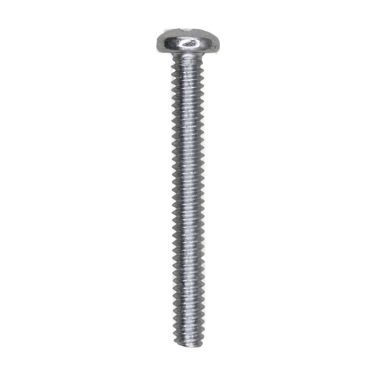 #6-32x1-1/4" Phillips Pan Head Machine Screw, Zinc