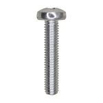 #8-32x1/2" Phillips Pan Head Machine Screw, Zinc