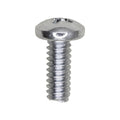 #10-24x1/2" Phillips Pan Head Machine Screw, Zinc