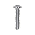 #10-24x1" Phillips Pan Head Machine Screw, Zinc