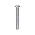 #10-24x1-1/2" Phillips Pan Head Machine Screw, Zinc