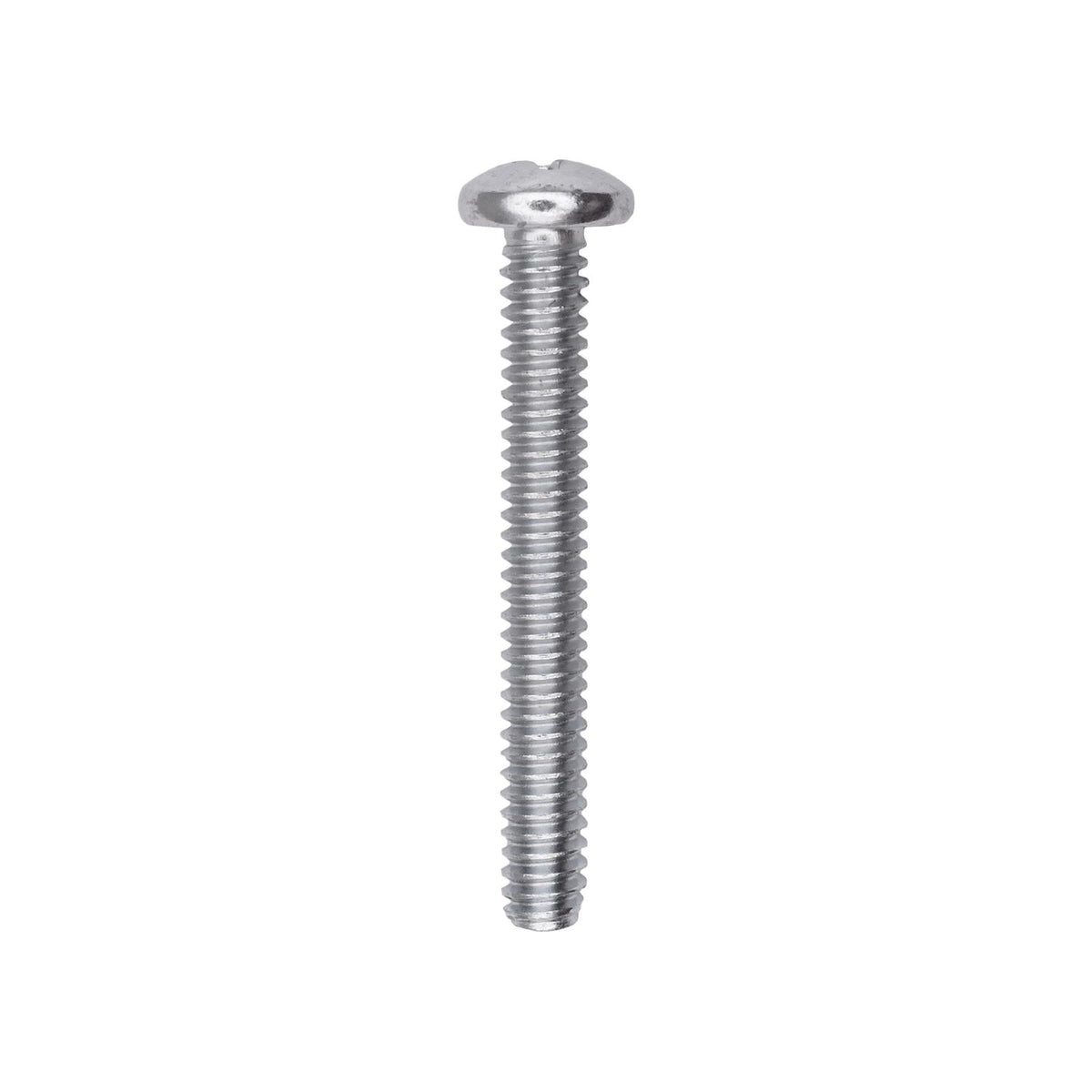 #10-24x1-1/2" Phillips Pan Head Machine Screw, Zinc