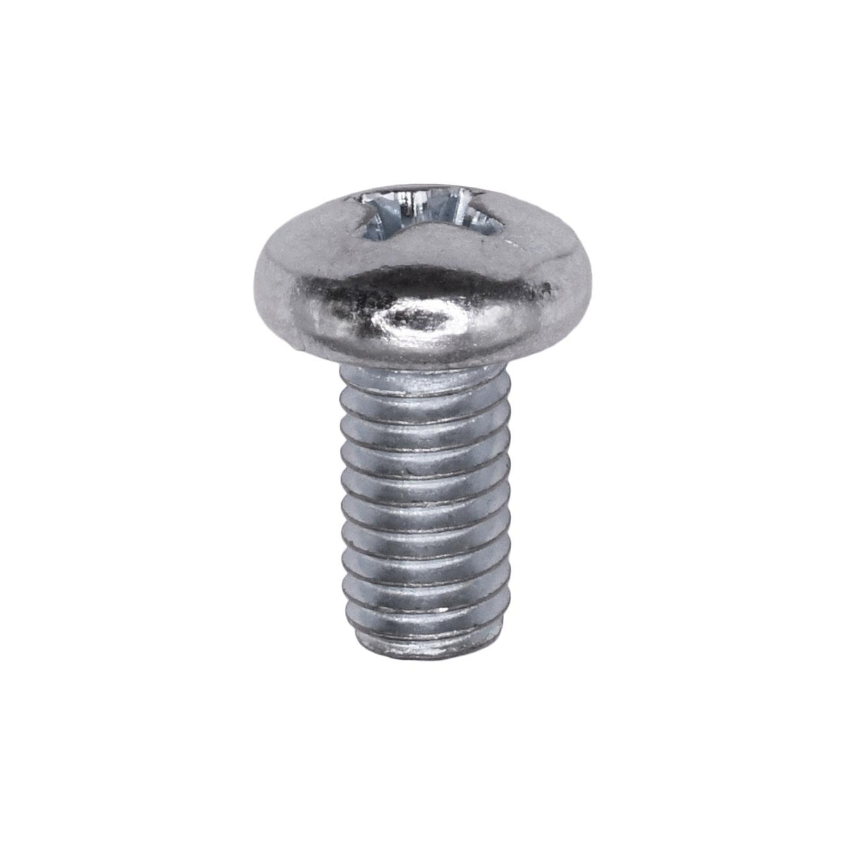 #10-32x3/8" Phillips Pan Head Machine Screw, Zinc