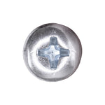#10-32x3/8" Phillips Pan Head Machine Screw, Zinc