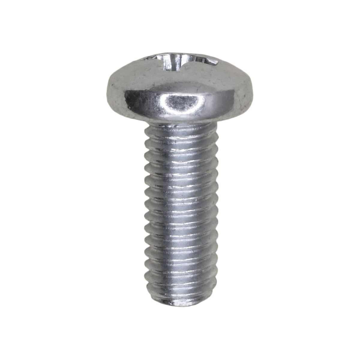 #10-32x1/2" Phillips Pan Head Machine Screw, Zinc