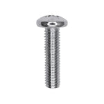 #10-32x3/4" Phillips Pan Head Machine Screw, Zinc