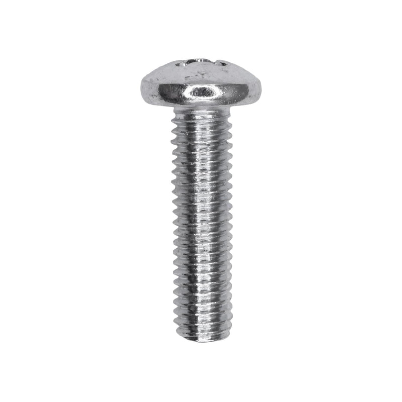 #10-32x3/4" Phillips Pan Head Machine Screw, Zinc