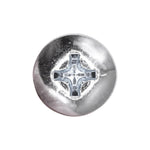 #10-32x3/4" Phillips Pan Head Machine Screw, Zinc