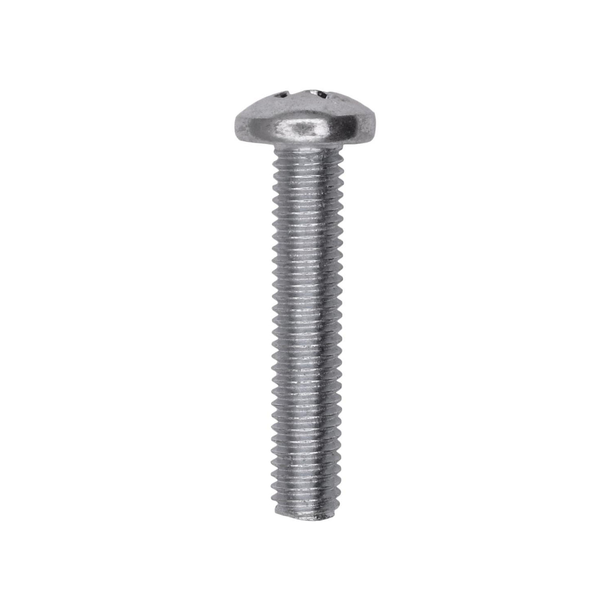 #10-32x1" Phillips Pan Head Machine Screw, Zinc