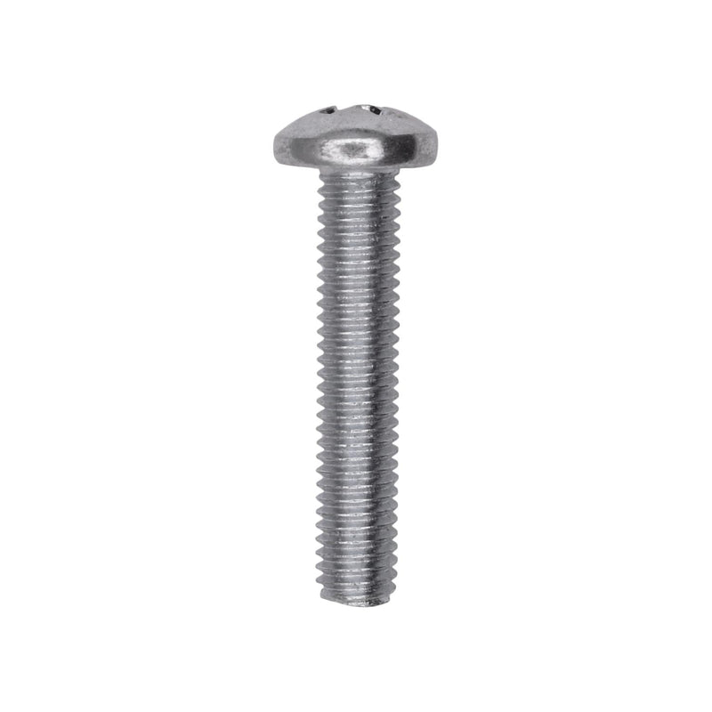 #10-32x1" Phillips Pan Head Machine Screw, Zinc