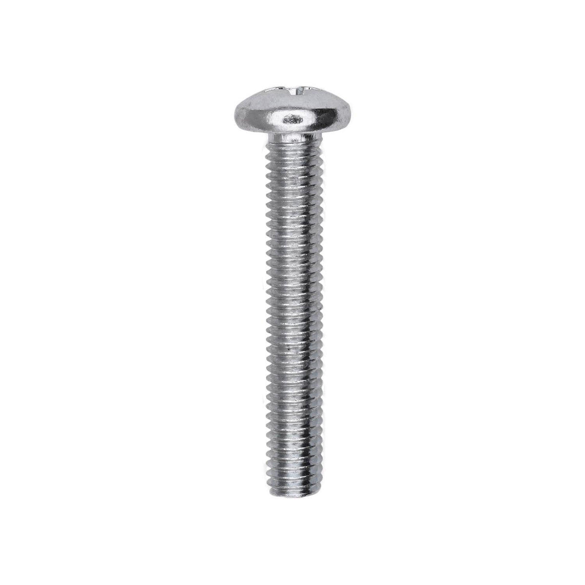 #10-32x1-1/4" Phillips Pan Head Machine Screw, Zinc