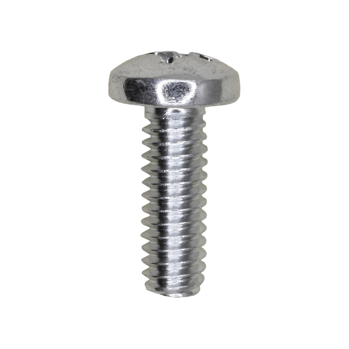 1/4"-20x3/4" Phillips Pan Head Machine Screw, Zinc