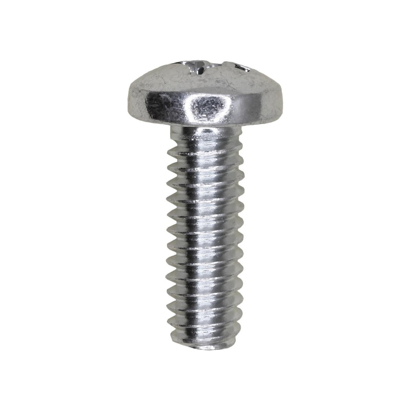 1/4"-20x3/4" Phillips Pan Head Machine Screw, Zinc