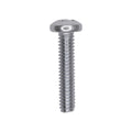 1/4"-20x1-1/4" Phillips Pan Head Machine Screw, Zinc