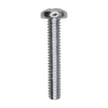 1/4"-20x1-1/2" Phillips Pan Head Machine Screw, Zinc