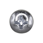 1/4"-20x1-1/2" Phillips Pan Head Machine Screw, Zinc