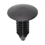 5/16"x13/16" Black Nylon Single Head Panel Christmas Tree Retainer, 11/16" Head