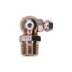 1/8" NPT 90 Degrees Grease Fitting Pipe, Plated, 53/64" Overall Length