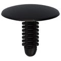 7.5mmx20mm Black Nylon Single Head Fascia Christmas Tree Retainer, 25mm Head
