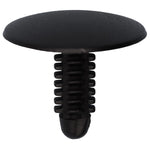 7.5mmx20mm Black Nylon Single Head Fascia Christmas Tree Retainer, 25mm Head