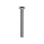 M5-0.80x40mm Hex Head Cap Screw DIN 933, Zinc