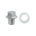 M12-1.25x11mm Oil Drain Plug, Zinc