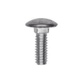 1/4"-20x3/4" Round Head Bumper Bolt Stainless Steel Cap, Zinc